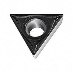 Walter - TCGT MM4 Grade WSM20S Turning Insert - TiAlN+Al2O3+(Al) Finish, 60° Triangle, 5.56mm Inscr Circle, 2.38mm Thick, 0.4mm Corner Radius - Exact Tooling