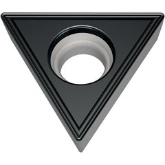 Walter - TCMT FM6 Grade WSM30S Turning Insert - TiAlN+Al2O3+(Al) Finish, 60° Triangle, 9.53mm Inscr Circle, 3.97mm Thick, 0.4mm Corner Radius - Exact Tooling