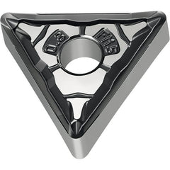 Walter - TNMG FM5 Grade WSM10S Turning Insert - TiAlN+Al2O3+(Al) Finish, 60° Triangle, 9.53mm Inscr Circle, 4.76mm Thick, 0.4mm Corner Radius - Exact Tooling