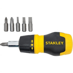 Stanley - Bit Screwdrivers Type: Multi-Bit Screwdriver Tip Type: Phillips; Slotted - Exact Tooling