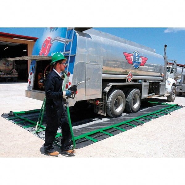 UltraTech - 4,488 Gal 22 oz PVC Containment Berm, Rapid Rise Model - 1' High x 50' Wide x 12" Long - Exact Tooling