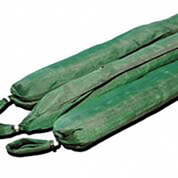 UltraTech - 1 Gal, 9' Long, 4" Diam, Woven Polymer/Activated Carbon Filter Sock, Activated Carbon - Stormwater & Construction, Green - Exact Tooling