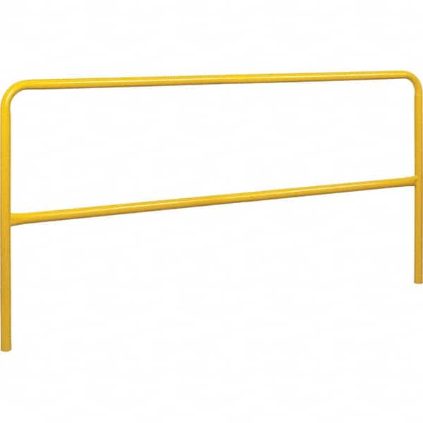 PRO-SAFE - Hand Rail & Railings; Length (Inch): 84; 7.0 ; Length (Feet): 7.00; 84; 7.0 ; Height (Inch): 42 ; Material: Steel; Steel ; Pipe Size (Inch): 1-5/8 ; Color: Yellow - Exact Tooling