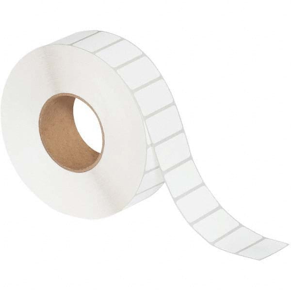 Value Collection - Pack of 8 Rolls, 5,100 Labels per Roll, 2" x 1" White Matte Coated Facestock Thermal Labels - Exact Tooling
