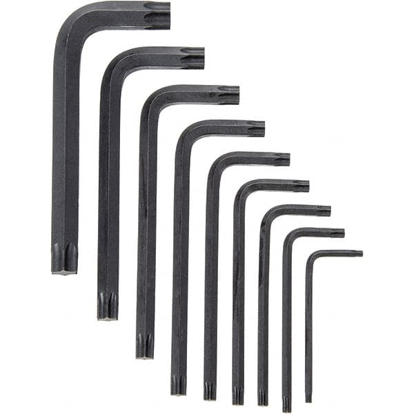 Stanley - 10 Piece T10 to T55 Assortment Torx Key Set - 10 Torx Size - Exact Tooling