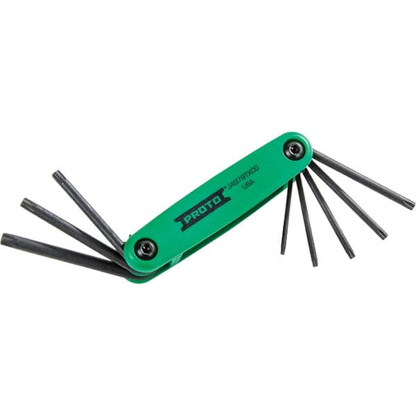 Stanley - 1 Piece T10 to T40 Brass Torx Key Set - T50 Torx Size - Exact Tooling