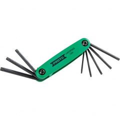 Stanley - 1 Piece T10 to T40 Brass Torx Key Set - T50 Torx Size - Exact Tooling