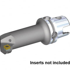 Kennametal - Left Hand Cut, 50mm Min Bore Diam, Size KM4X63 Steel Modular Boring Cutting Unit Head - 114.05mm Max Bore Depth, Through Coolant, Compatible with CC.. 432, CC.. 120408 - Exact Tooling