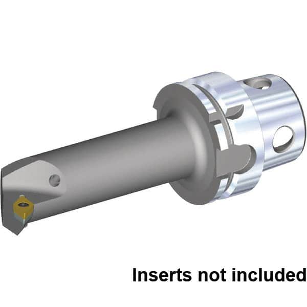 Kennametal - Left Hand Cut, 40mm Min Bore Diam, Size KM4X63 Steel Modular Boring Cutting Unit Head - 112.27mm Max Bore Depth, Through Coolant, Compatible with DC..3252, DC.. 11T308 - Exact Tooling