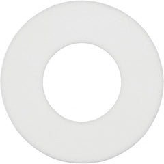 Value Collection - 1-1/2" Pipe, 1-29/32" ID x 3-3/8" OD Flange Gasket - PTFE Plastic, White, 1/16" Thick - Exact Tooling