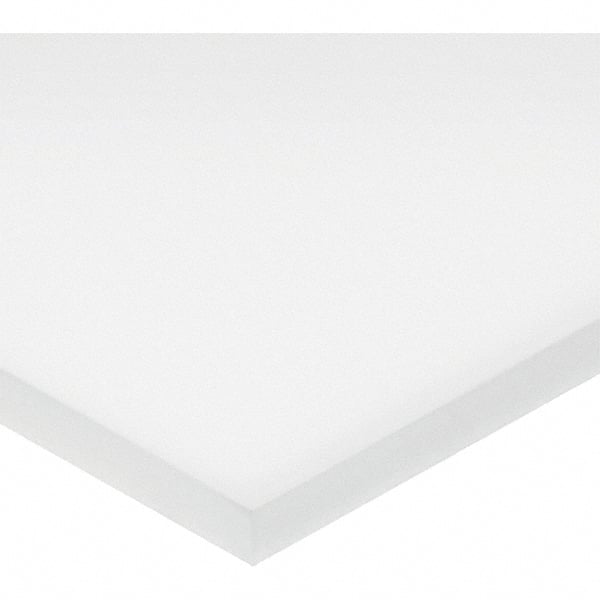 Value Collection - 1/4" Thick x 1' Wide x 1' Long, ePTFE Sheet - White, General Purpose Grade - Exact Tooling