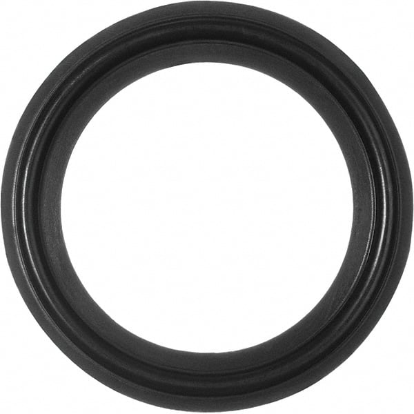Value Collection - 3/4", Clamp Style, Sanitary Viton Pipe Gasket - Tube OD Connection - Exact Tooling