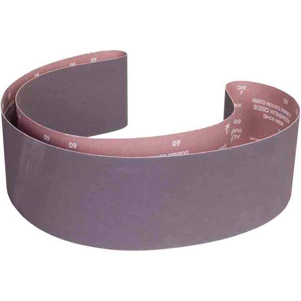 Norton - 6" Wide x 89" OAL, 80 Grit, Aluminum Oxide Abrasive Belt - Exact Tooling