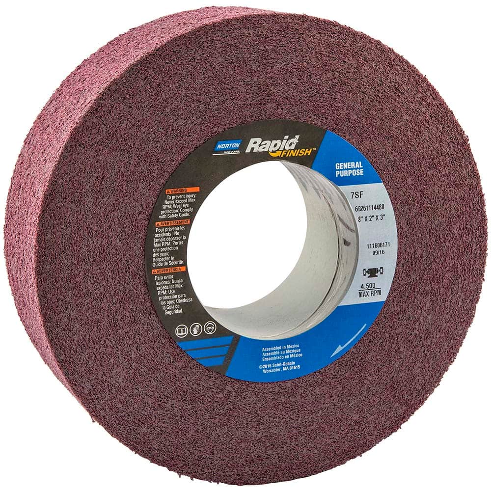 Norton - Deburring Wheels Wheel Type: Convolute Wheel Diameter (Inch): 8 - Exact Tooling