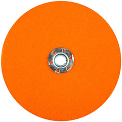 Norton - 7" Diam, 5/8" Hole, 80 Grit Ceramic Alumina Fiber Disc - Exact Tooling