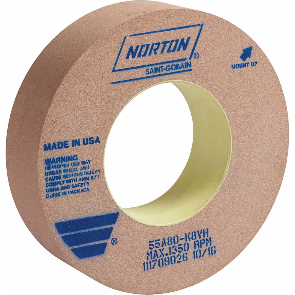 Norton - Centerless & Cylindrical Grinding Wheels Wheel Diameter (Inch): 24 Wheel Width (Inch): 8 - Exact Tooling