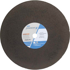Norton - 14 x 1/8, 1" Hole 24 Grit Zirconia Alumina Cutoff Wheel - Exact Tooling