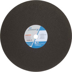 Norton - 16 x 5/32, 1" Hole 24 Grit Zirconia Alumina Cutoff Wheel - Exact Tooling