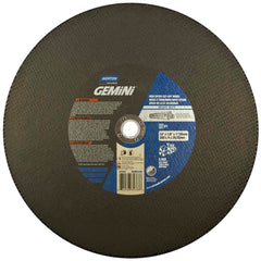 Norton - 14 x 1/8, 1" Hole 24 Grit Silicon Carbide Cutoff Wheel - Exact Tooling