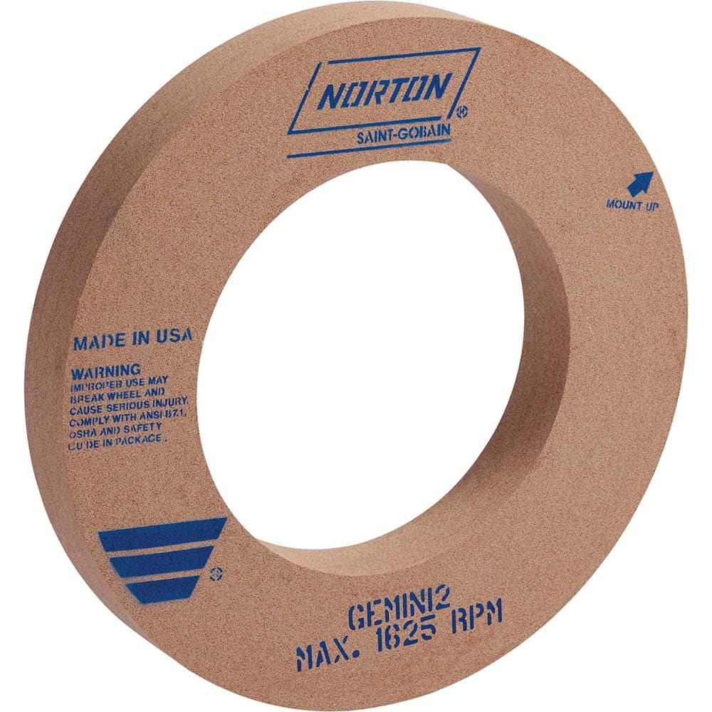 Norton - Centerless & Cylindrical Grinding Wheels Wheel Diameter (Inch): 20 Wheel Width (Inch): 1 - Exact Tooling