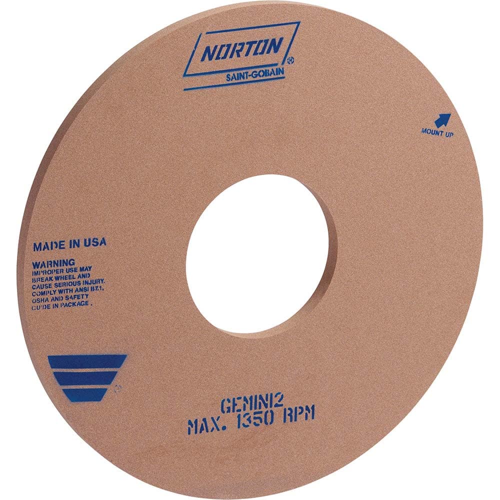 Norton - Centerless & Cylindrical Grinding Wheels Wheel Diameter (Inch): 16 Wheel Width (Inch): 1 - Exact Tooling