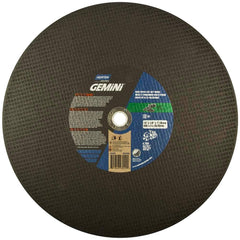 Norton - 12 x 1/8, 1" Hole 24 Grit Silicon Carbide Cutoff Wheel - Exact Tooling