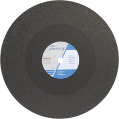 Norton - 20 x 3/16, 1" Hole 30 Grit Aluminum Oxide Cutoff Wheel - Exact Tooling