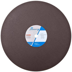 Norton - 20 x 5/32, 1" Hole 24 Grit Zirconia Alumina Cutoff Wheel - Exact Tooling