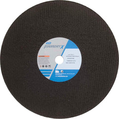 Norton - 14 x 1/8, 1" Hole 24 Grit Zirconia Alumina Cutoff Wheel - Exact Tooling