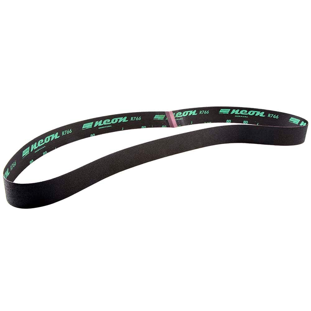 Norton - 2" Wide x 72" OAL, 60 Grit, Aluminum Oxide Abrasive Belt - Exact Tooling