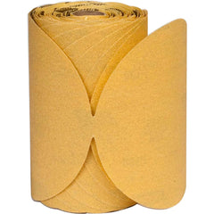 Norton - 6" Diam, 80 Grit Aluminum Oxide Adhesive PSA Disc - Exact Tooling