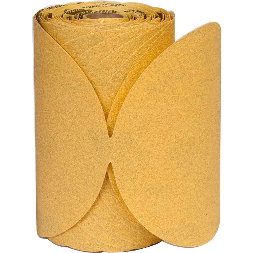 Norton - 6" Diam, 100 Grit Aluminum Oxide Adhesive PSA Disc - Exact Tooling