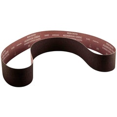Norton - 4" Wide x 36" OAL, 80 Grit, Aluminum Oxide Abrasive Belt - Exact Tooling