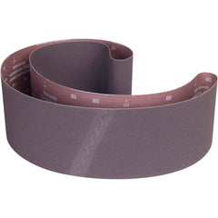 Norton - 6" Wide x 89" OAL, 80 Grit, Aluminum Oxide Abrasive Belt - Exact Tooling