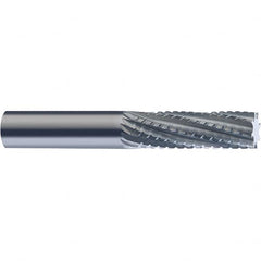 SGS - 6mm Diam, 25mm LOC, Square End, Solid Carbide Diamond Pattern Router Bit - Right Hand Cut, 63mm OAL, Use on Carbon Composite - Exact Tooling