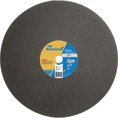 Norton - 16 x 1/8, 1" Hole 24 Grit Zirconia Alumina Cutoff Wheel - Exact Tooling