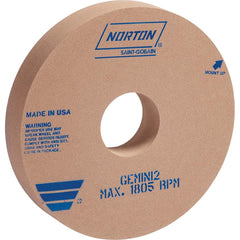 Norton - Centerless & Cylindrical Grinding Wheels Wheel Diameter (Inch): 18 Wheel Width (Inch): 2 - Exact Tooling