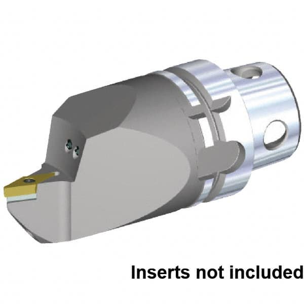 Kennametal - Neutral Cut, Size KM4X63, VB.. 160408 & VB.. 332 Insert Compatiblity, Internal Modular Turning & Profiling Cutting Unit Head - 115mm Head Length, Through Coolant, Series KM4X - Exact Tooling