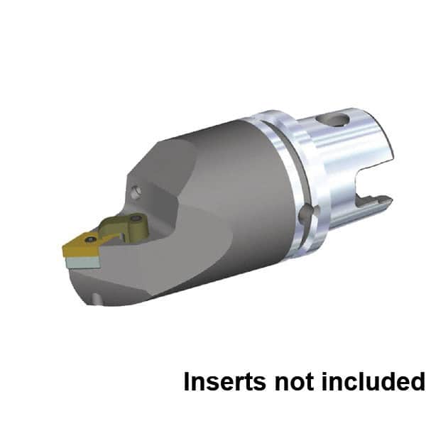 Kennametal - Right Hand Cut, Size KM63XMZ, DN.. 150608 & DN.. 442 Insert Compatiblity, Internal Modular Turning & Profiling Cutting Unit Head - 115mm Head Length, Through Coolant, Series Kenloc - Exact Tooling