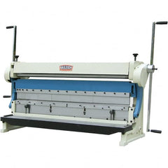 Baileigh - Combination Roller, Shear & Brake Machines Maximum Mild Steel Shearing Capacity (Gauge): 16 Maximum Mild Steel Bending Capacity (Gauge): 16 - Exact Tooling