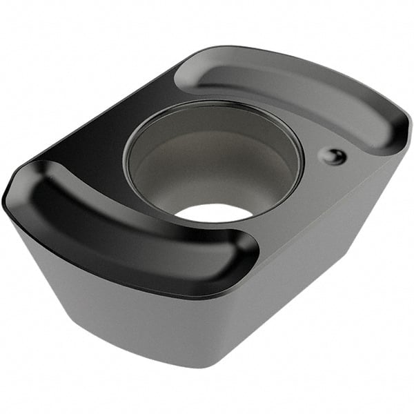 Seco - LPKT09T420 M13 Grade T350M Carbide Milling Insert - TiCN/Al2O3 Finish, 4.76mm Thick, 2mm Corner Radius - Exact Tooling