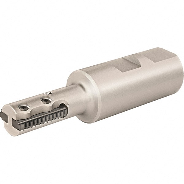 Vargus - 0.669" Cut Diam, 1.45" Max Depth of Cut, 1" Shank Diam, Internal/External Indexable Thread Mill - Insert Style 25S, 2 Inserts, Toolholder Style RTMC, 3.858" OAL - Exact Tooling