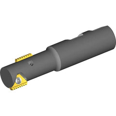 Vargus - 0.787" Cut Diam, 1.69" Max Depth of Cut, 3/4" Shank Diam, Internal/External Indexable Thread Mill - Insert Style 3, 3/8" Insert Size, 1 Insert, Toolholder Style TMOC, 3.74" OAL - Exact Tooling