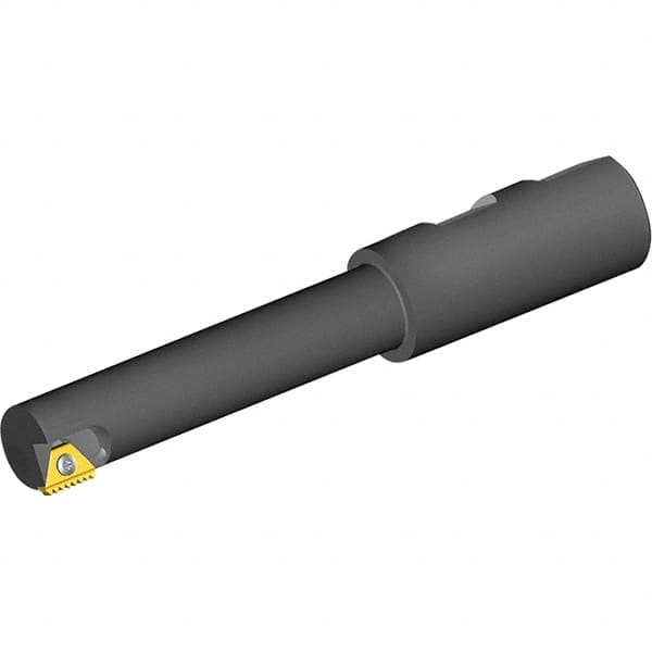Vargus - 30mm Cut Diam, 92mm Max Hole Depth, 25mm Shank Diam, Internal/External Indexable Thread Mill - Insert Style 5, 5/8" Insert Size, 1 Insert, Toolholder Style TMLC, 150mm OAL - Exact Tooling