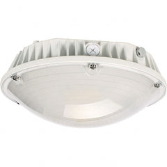 Eiko Global - 40 Watt LED Entry Light - Frosted Polycarbonate Lens, Mogul Base, Pendant & Surface Mount, 120 to 277 Volts, IP65 Ingress Protection, 290mm Long x 114mm High - Exact Tooling