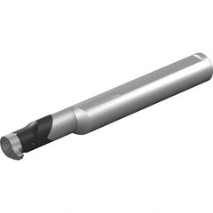 Vargus - Internal Thread, Right Hand Cut, 16mm Shank Width x 15mm Shank Height Indexable Threading Toolholder - 100mm OAL, V14TH Insert Compatibility, CV Toolholder, Series Mini-V Reinforced - Exact Tooling