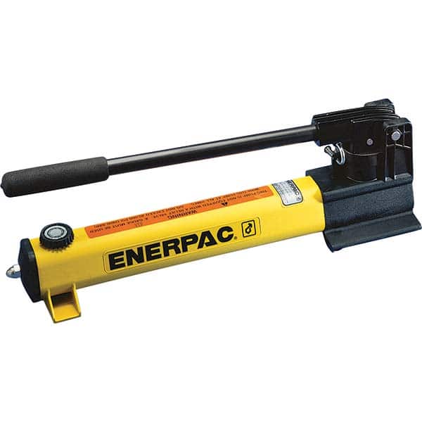 Enerpac - Manual Hydraulic Pumps Number of Stages: 2.000 Oil Volume Per Stroke (Cu. In.): 0.99 - Exact Tooling