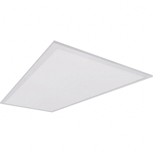 Eiko Global - 1 Lamp, 50 Watts, 6,250 Lumens, 2' x 4', 3,500°K, LED Lamp Troffer - 100 to 277 Volt, Dimmable, Acrylic Diffuser, Aluminum Troffer - Exact Tooling