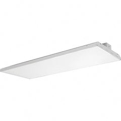 Eiko Global - 1 Lamp, 321 Watts, LED, High Bay Fixture - 4' Long x 92.5mm High x 440mm Wide, 347-480 Volt, Steel Housing - Exact Tooling