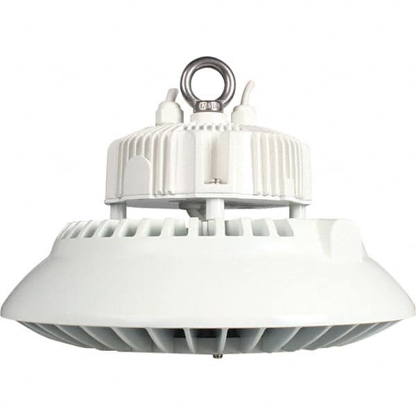 Eiko Global - 1 Lamp, 200 Watts, LED, High Bay Fixture - 250mm High x 11.81" Wide, 120-277 Volt, Steel Housing - Exact Tooling